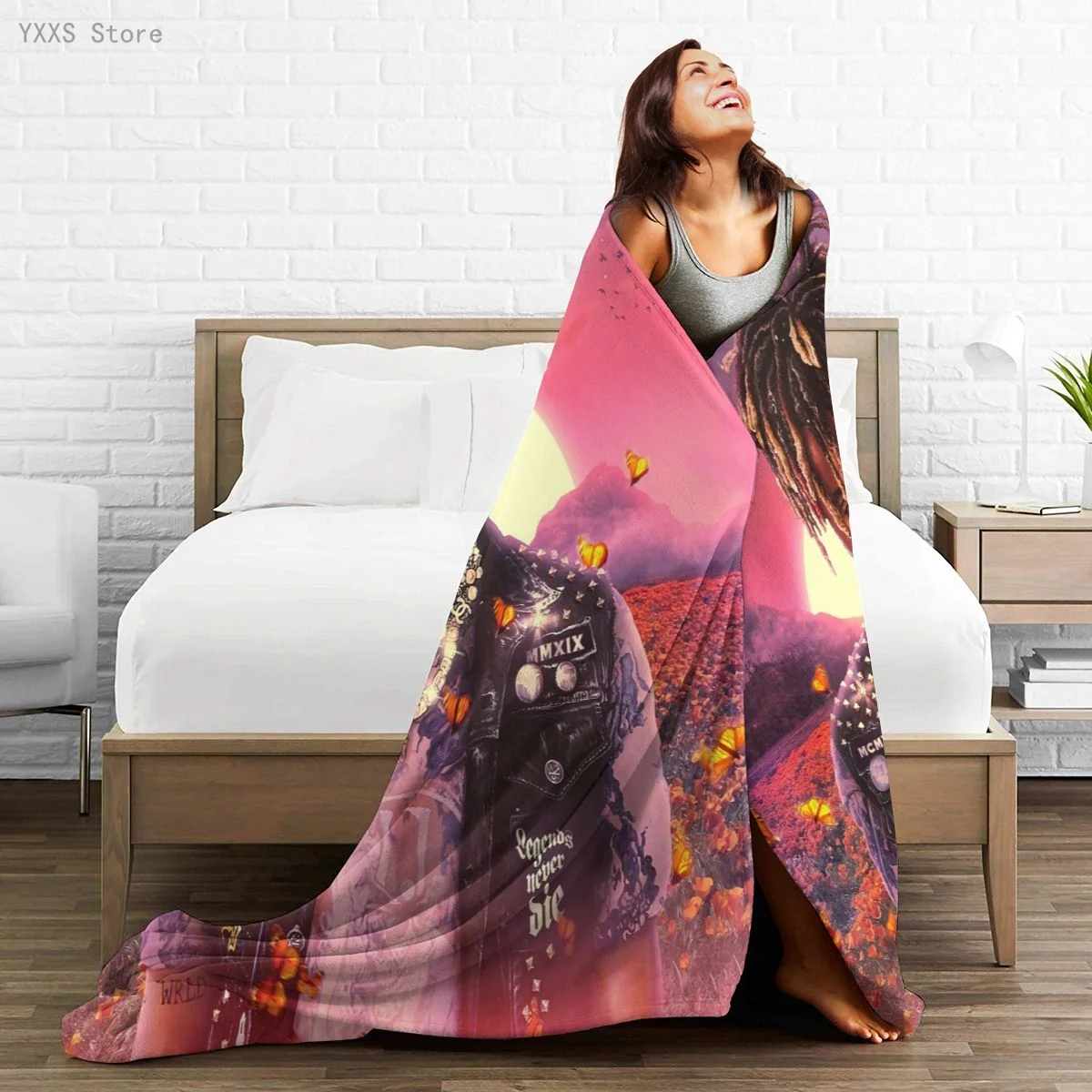 

Anime 3D printed Ultra-Soft Micro Fleece Blanket flannel throw Sherpa bedspread bedding sofa picnic fur soft blanket 300337457