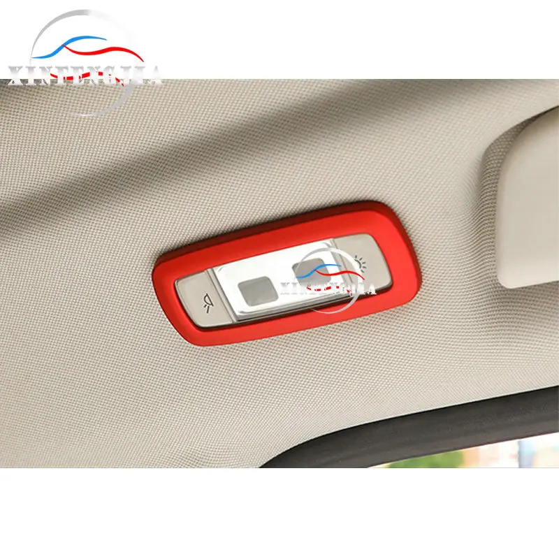 

For BMW X3 X4 G02 G01 18-19 2pcs Red Rear Reading Light Lamp Cover Trim