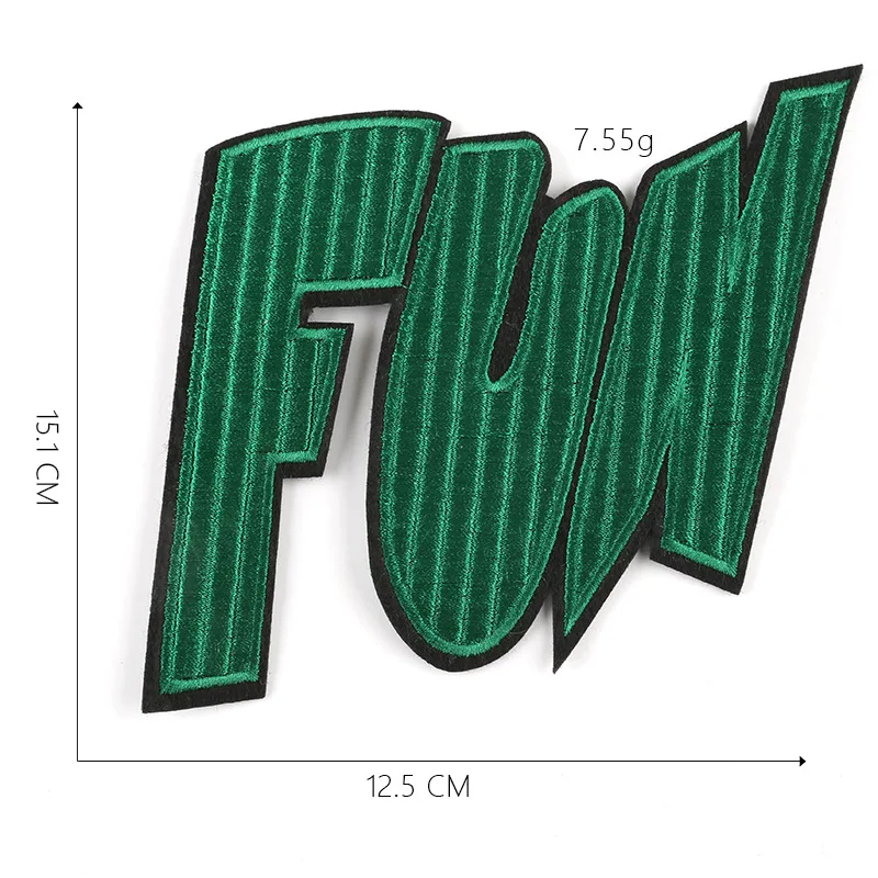 

English alphabet Series For Clothes Iron on Embroidered Patches For Hat Jeans Sticker Sew-on DIY Patch Applique Badge Decor