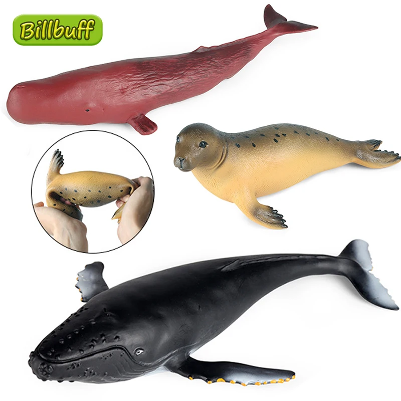 Моделирование океанских животных модель детской мягкой резины убийца Кита