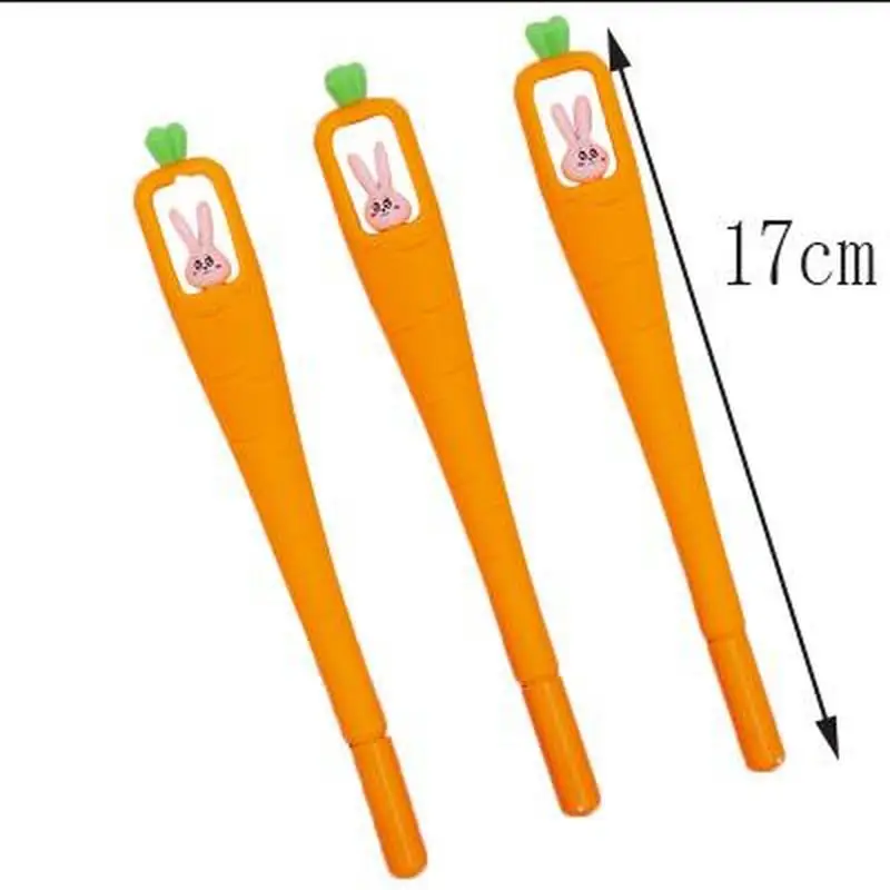 1 шт. морковный гель Pen0.5mm новинка мультфильм милые студенческие ручки