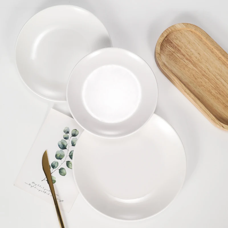 

Dessert Serving Plate Sets Pasta Fruit Cake Resin Sushi Breakfast Plate Sets Chafing Dish Buffet Platos Kitchen Supplies DG50PZ