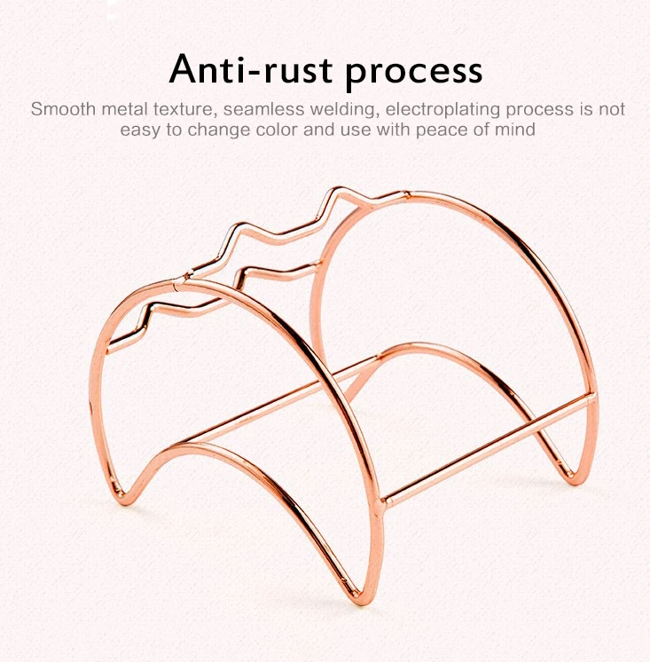 1 шт Макияж Губка металлический кронштейн Пуховок для Стеллаж выставки товаров