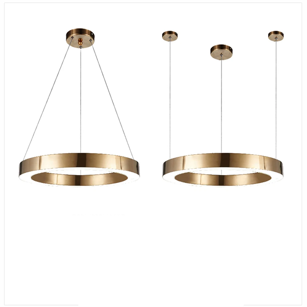 Люстра в итальянском стиле лампа для гостиничного проекта большая кольцевая