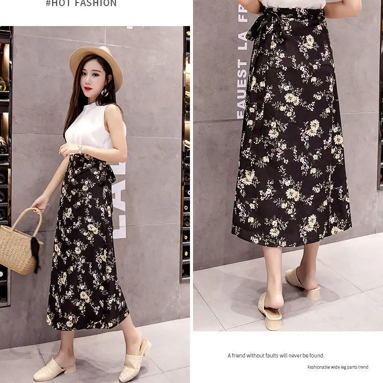 

Chiffon skirt for women in summer 2020