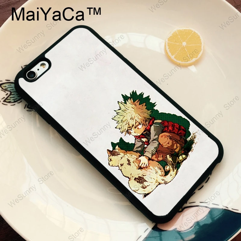 MaiYaCa Boku no Hero academic Katsuki Bakugou ТПУ чехол для телефона для iPhone 11 Pro MAX X XR XS MAX 6 6s 7 8 Plus 5S задняя крышка чехол