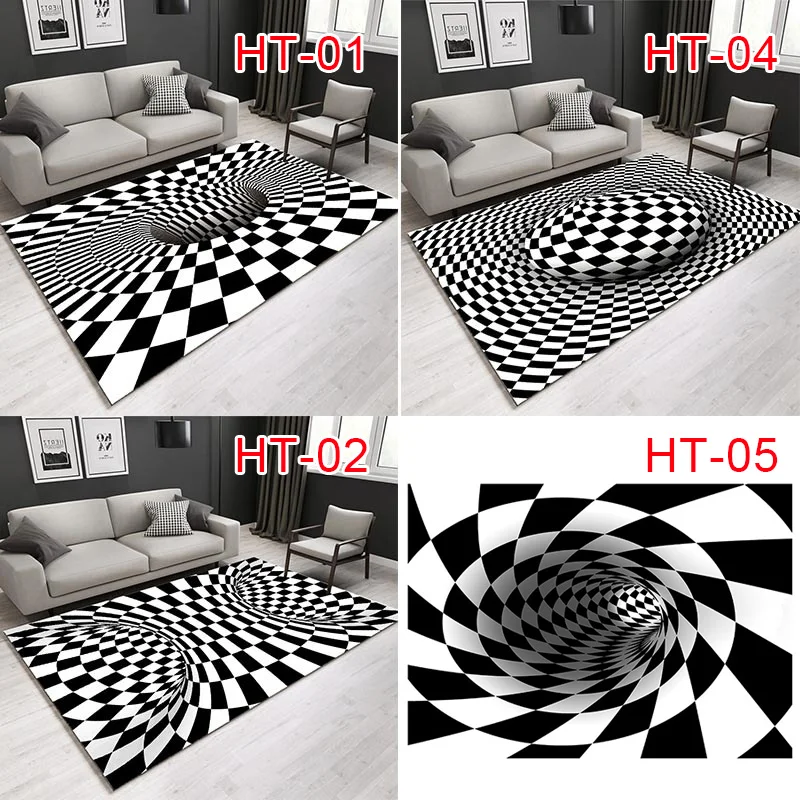 Горячая Распродажа 3D роскошный ковер коврик для пола нескользящий дома спальни
