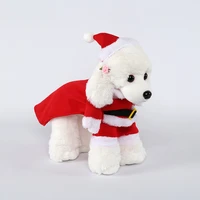 christmas pet dog puppy costumes funny santa claus suit costume for dogs cats winter warm dog clothes chihuahua pet apparel