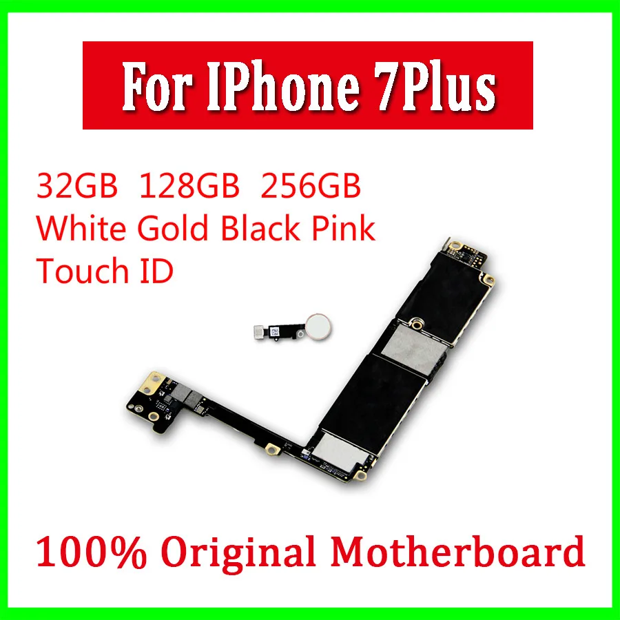 Материнская плата для iPhone 7 с Touch ID/без ID оригинальная разблокированная чистая