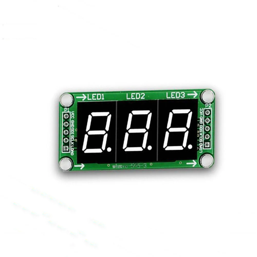 3-значный модуль цифровой трубки 74HC595 статический привод 8-сегментный цифрового