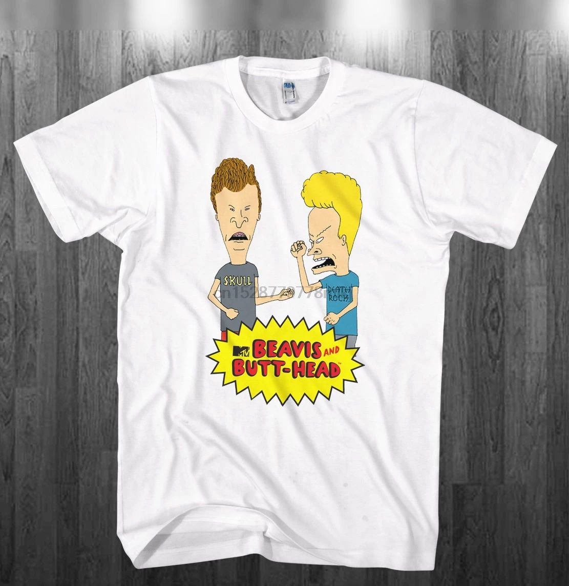 Beavis and Butt head футболка Веселая Butthead рубашки для взрослых Размер s с коротким