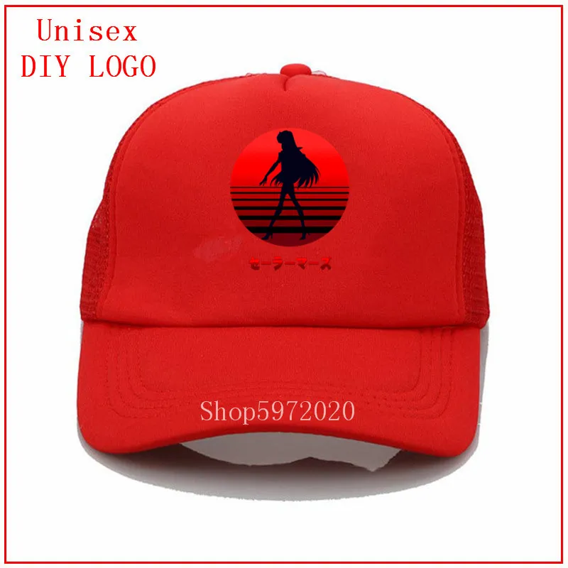 Шляпа сейлор марс Vaporwave шапка мун черная живая материя шапки для женщин и мужчин