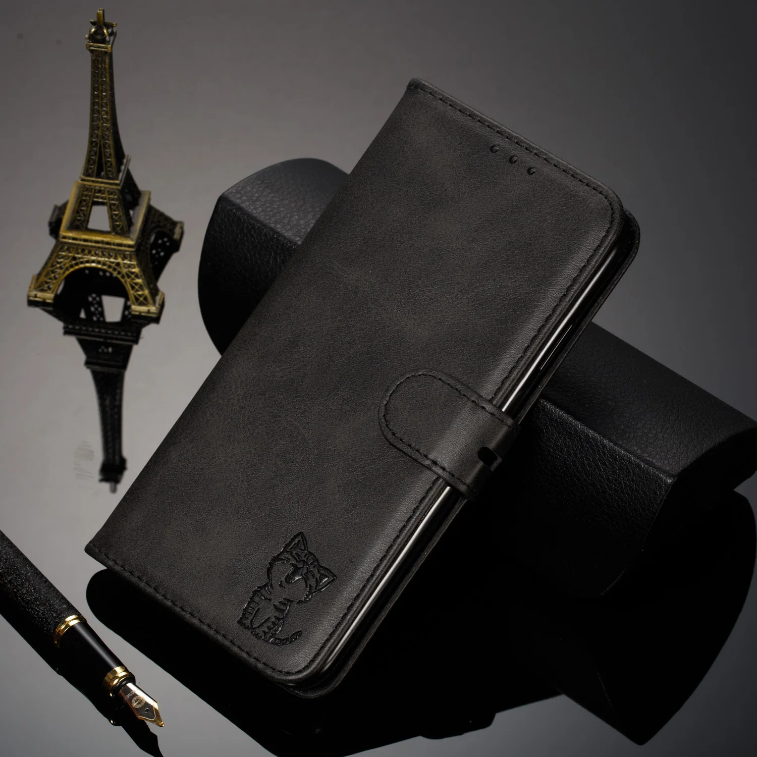 Xiaomi Redmi 7A чехол для Fundas Xiaomi Redmi 7 Чехол Redmi Note 7 Pro Чехол 3D рельефный кошелек с котами Флип кожаный футляр для телефона