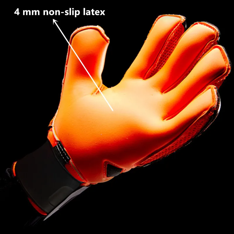 ZHENZU Professional Goalkeeper Gloves Finger Protection Thickened Latex Soccer Goalie Football | Спорт и развлечения