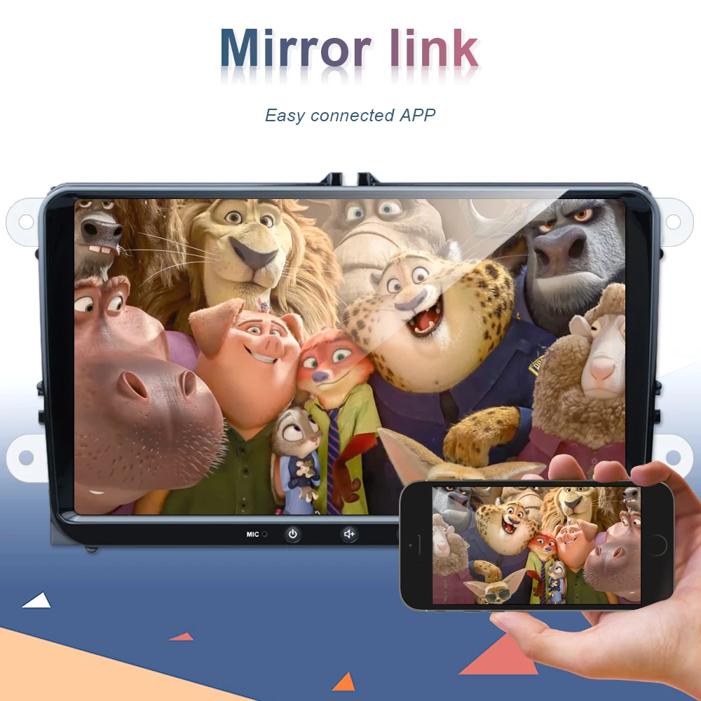 LeeKooLuu 2 Din Android Автомагнитола без DVD для VW/Volkswagen/Golf/Polo/Passat/b7/b6/SEAT/leon/Skoda 2Din Авторадио gps опционально