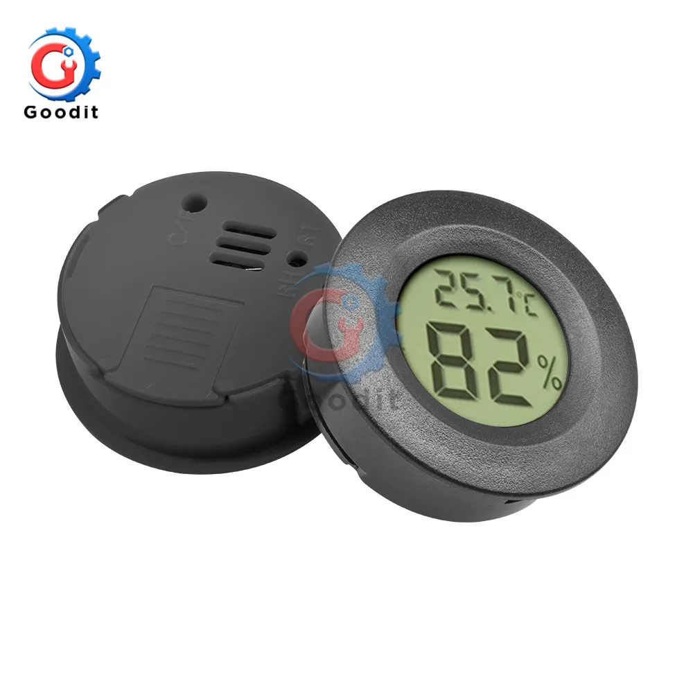Цифровой мини термометр с ЖК дисплеем тестер контроля температуры и влажности
