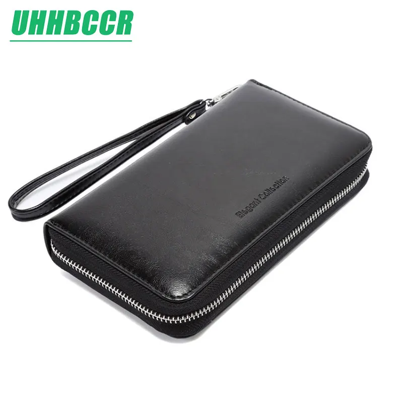 Кожаный RFID блокирующий кредитный держатель для карт мужской Противоугонный