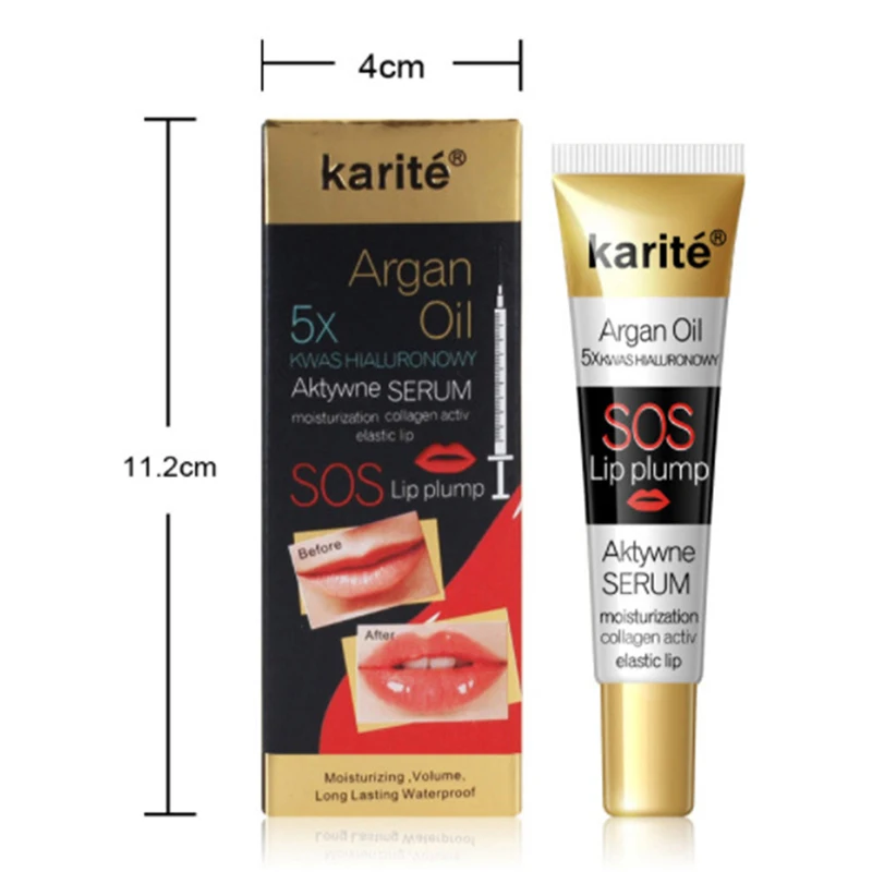 

Instant Volumising Lip Plumper Moisturizing Lip Repairing Reduce Lip Fine Lines Brighten Lip Color Collagen Lip Plumper Oil