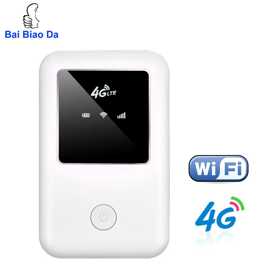 

Wi-Fi-роутер BaiBiaoDa, 150 Мбит/с, 4G, слот для Sim-карты