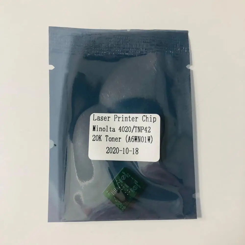 A6WN01W высокое качество TNP42 OEM 20K Оригинальный чип сброса для Minolta bizhub 4020 чипы