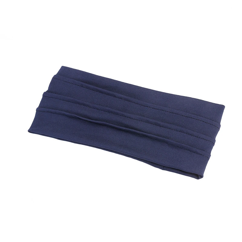 Новинка 2020 высокая эластичная широкая повязка для волос унисекс на шею головной