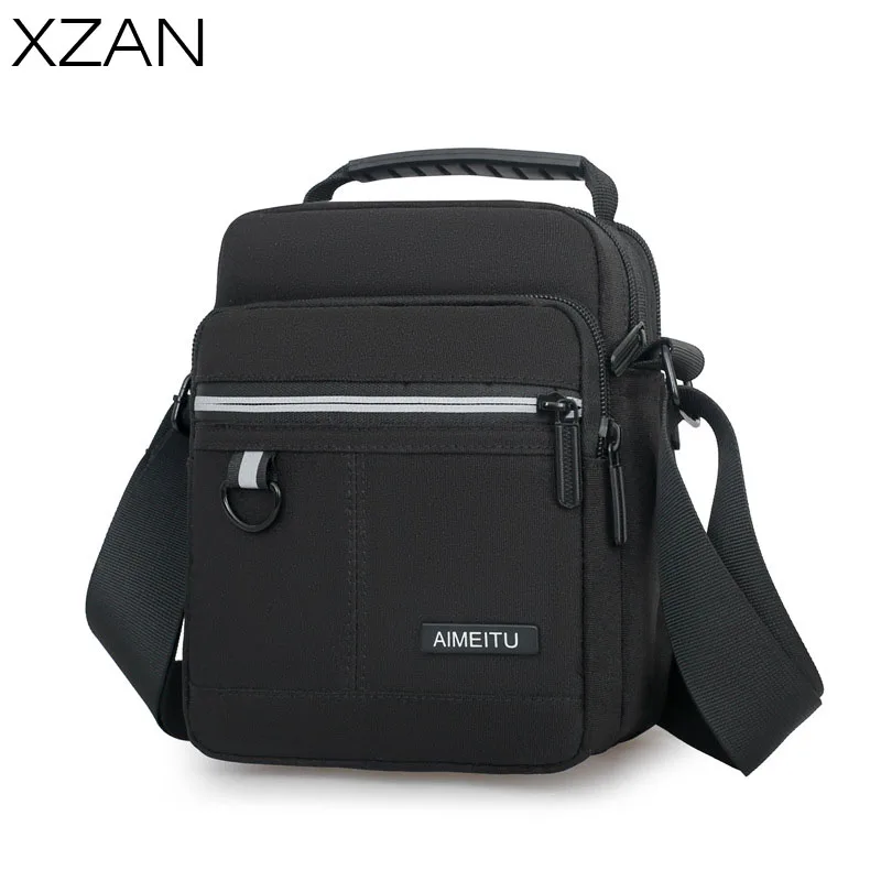 

Casual Waterproof Bag Vintage Men's Messenger Bags Male Nylon Crossbody Bag Handbag Sling Clutch Classic Messenger Bag bolso