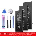 Аккумуляторная батарея для Apple iPhone 12 XR 11 Plus X Xs Max 6 6S 5 7 8 Plus Замена Bateria + инструменты для iPhone 11 12 pro Max