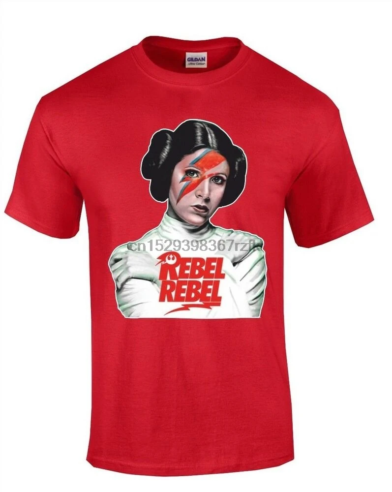Принцесса Rebel футболка повстанца BOWEY STAR MAN leia RETRO red YOLO|Мужские футболки| |