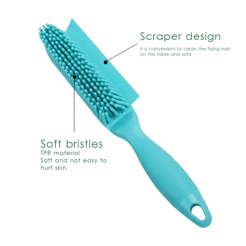 

Home Pet Cat Hair Care Floating Hair Removal Brush Fading Comb Combing + Remove Floating Hair Two-in-one Pet Grooming Tool