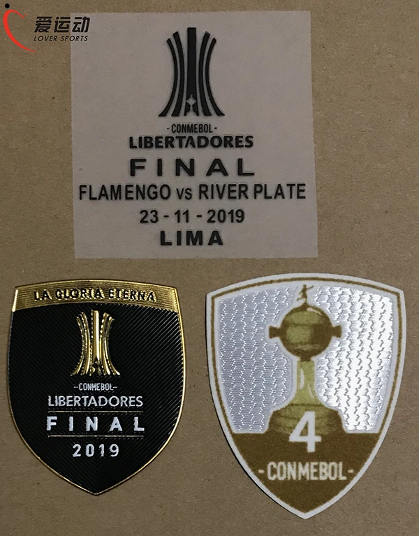 2019 финальный освободитель COPA LIBERTADORES RIVER нашивка в виде номерного знака SET CONMEBOL