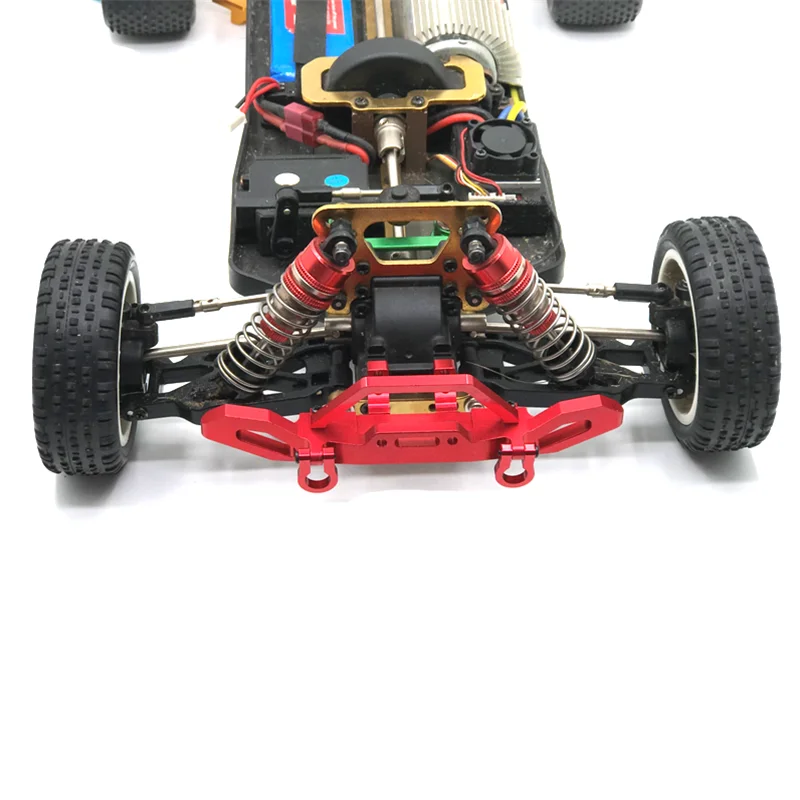 WLtoys 1/10 104001 Запчасти для радиоуправляемых автомобилей металлический обновленный бампер для переднего бампера