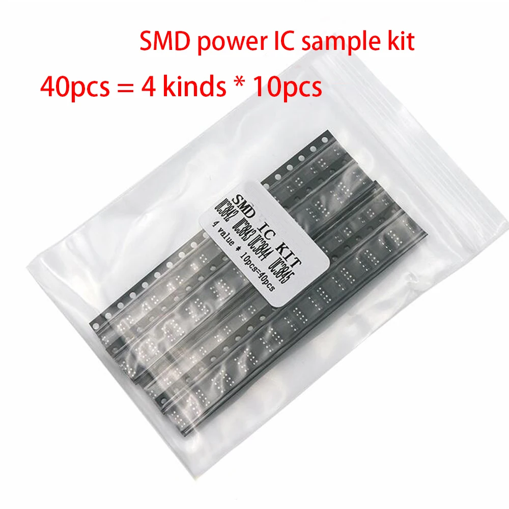 SMD power IC Образец комплект 40 шт. = 4 вида * 10 UC3842 UC3843 UC3844 UC3845 sop каждый