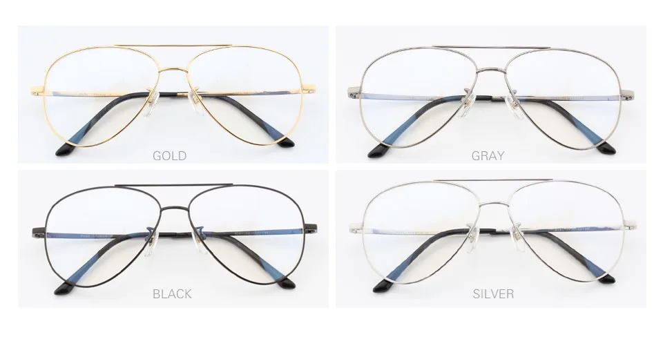 Pure Titanium Prescription Frame Pilot Men Oversize Eye Glasses Frame Optical Myopia Eyeglasses High-quality Frame for Women