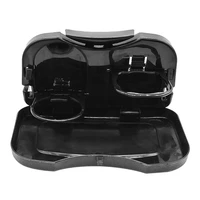folding car travel back seat storage table drink food cup tray holder stand desk