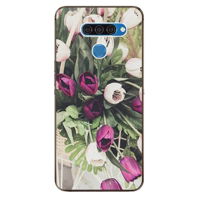 Для LG Q60 чехол роскошный чехол из ТПУ и силикона чехол s для LG K50 Телефон задняя крышка для LG Q 60 Funda Coque для LG V50/V50 ThinQ - Цвет: w62