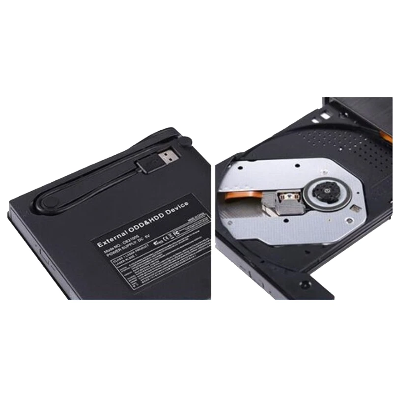 

USB 3.0 Slim External DVD RW DVD Writer Burner Reader Player Optical Drives For Laptop PC DVD Burner DVD Portatil