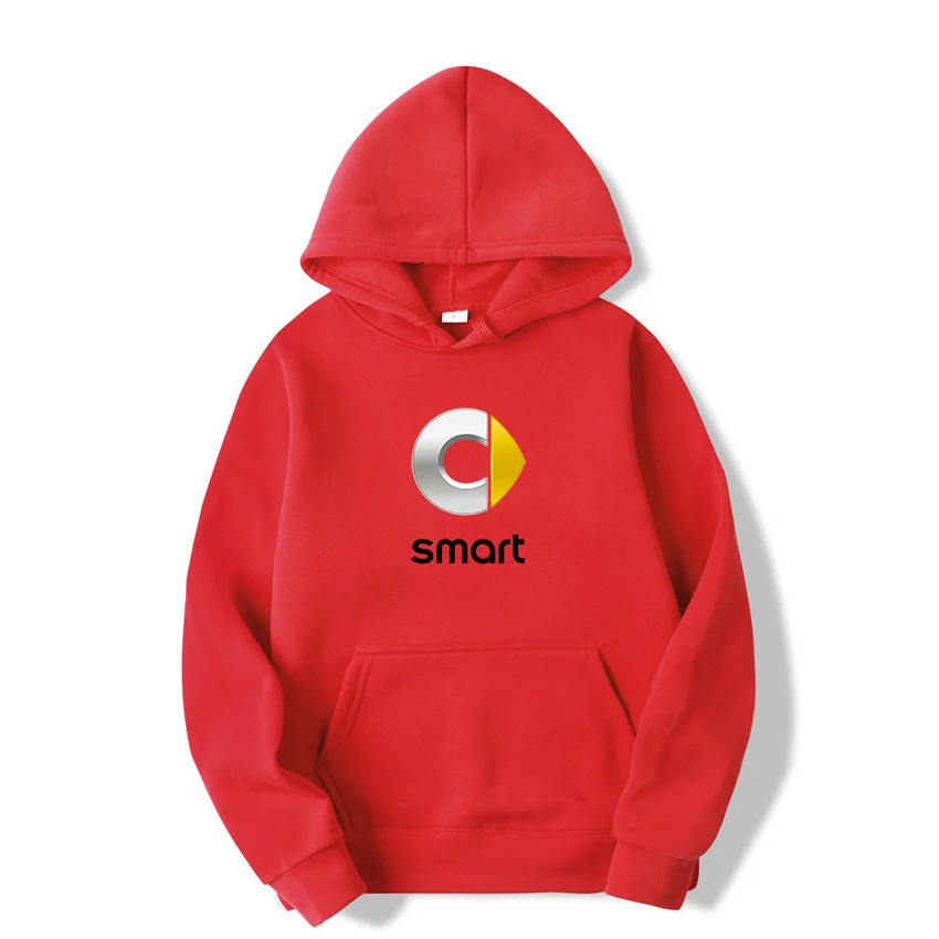 

SMART Car LOGO Print Hoodies Streetwear Men Warm Pullover Sweatshirt Long Sleeve Hoodie Fashion Men's Clothing
