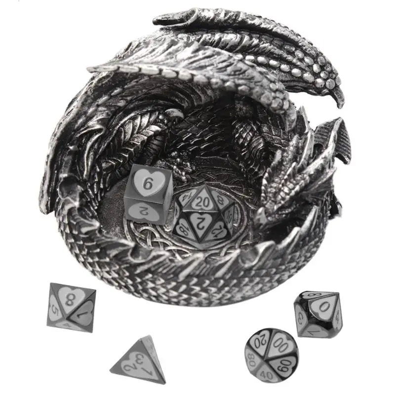 

Dungeons DND Dice Tray Board Game Dragon Dice Display Tray Household Ashtray Fashionable Birthday Gifts for Boys