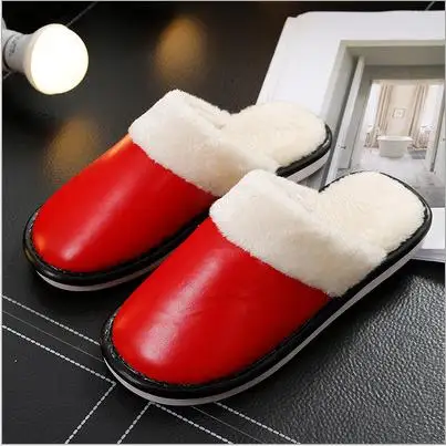 Зимние ботинки из искусственной кожи на толстой подошве для влюбленных | Обувь