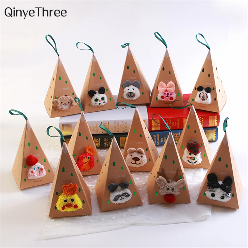 women warm winter soft floor bed socks thick coral velvet embroidery 3D cute animal socks Christmas gift with box self assembly