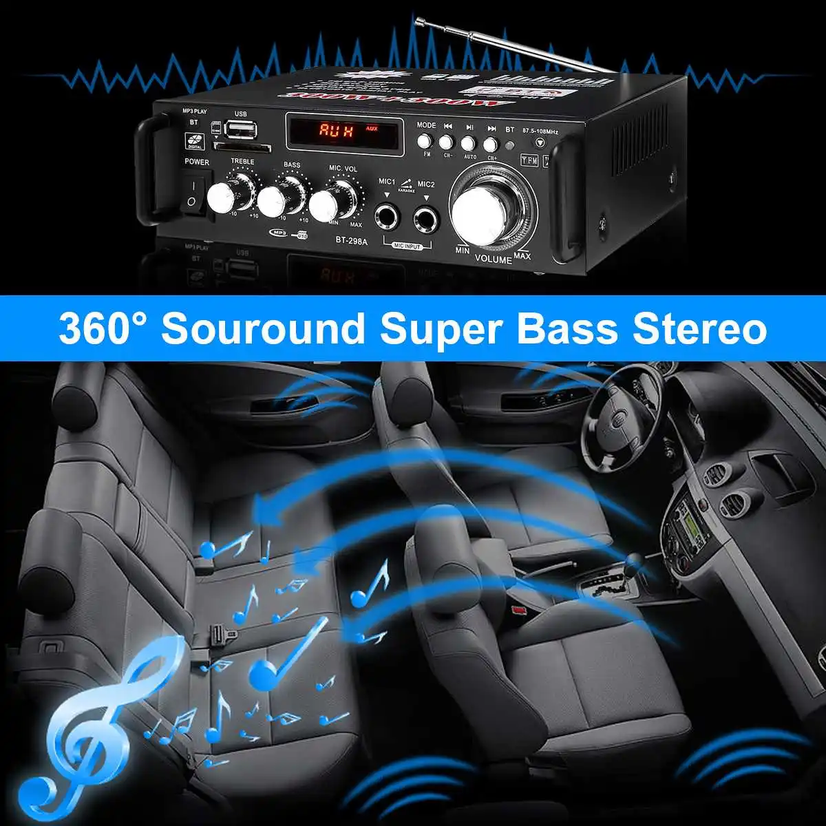 

600 Вт автомобильный мини усилитель HIFI домашние усилители аудио bluetooth усилитель HiFi сабвуфер усилитель домашний кинотеатр звуковая система