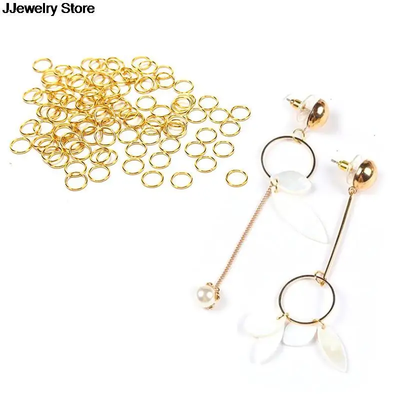 100pcs Jump Rings Split 4mm/5mm/6mm/7mm/8mm For Jewelry Ornament Opening Connection Ring | Украшения и аксессуары