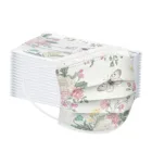 Маска-бабочка одноразовая трехслойная для взрослых, бандана для косплея на Хэллоуин, 1050 шт.