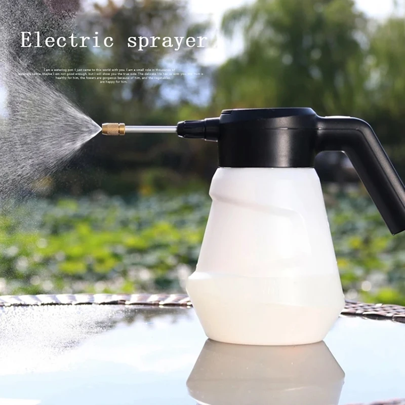 

USB Charging Electric Sprayer Watering Can Lithium Battery Rechargeable Waterproof Household Watering Pot Watering Can
