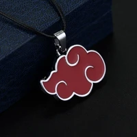 2020 new zinc alloy anime red cloud drop necklace punk style men39s pendant necklace fashion party jewelry