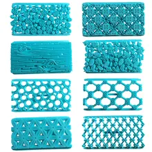 1 шт. пластик DIY помадка торт тиснение цветок формочки для печенья формы для печенья Обледенение тиснение форма-резак для украшений инструменты для выпечки тортов