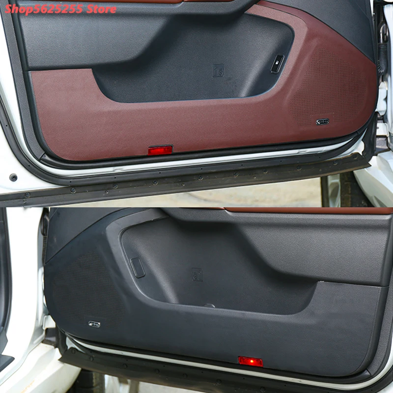 Автомобильные накладки для защиты от ударов двери кожаная наклейка из