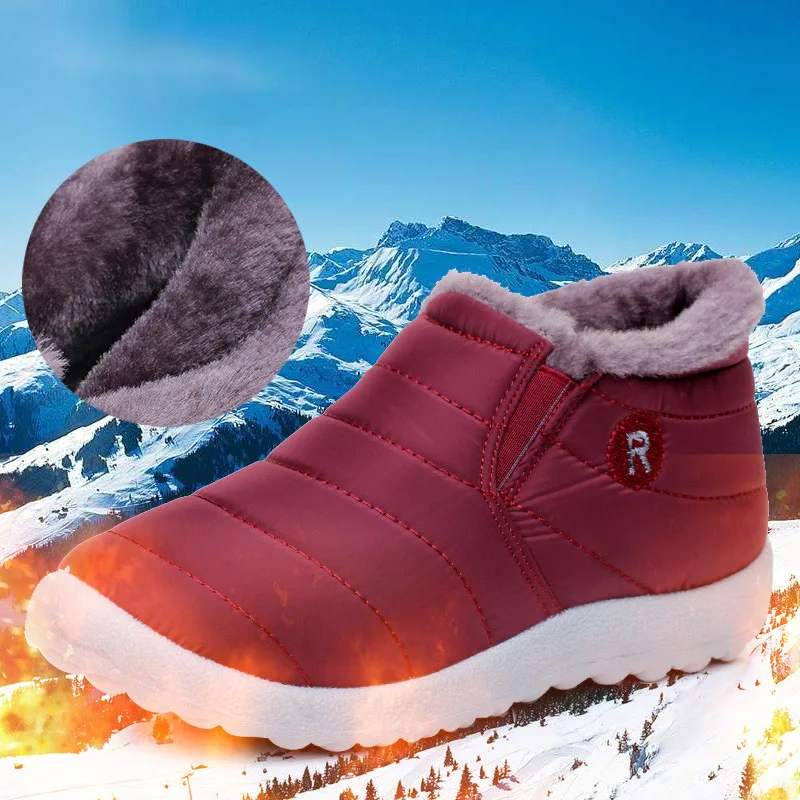 Повседневная обувь на платформе женская женские зимние сапоги 2021 Однотонная без