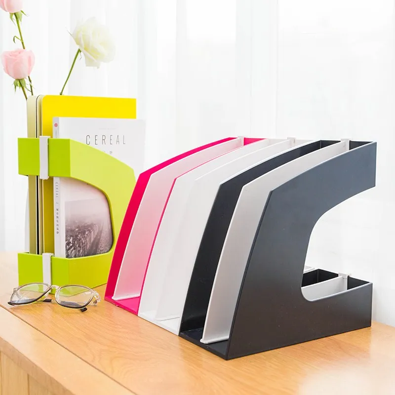 Креативный Настольный органайзер для документов держатель журналов Офисная