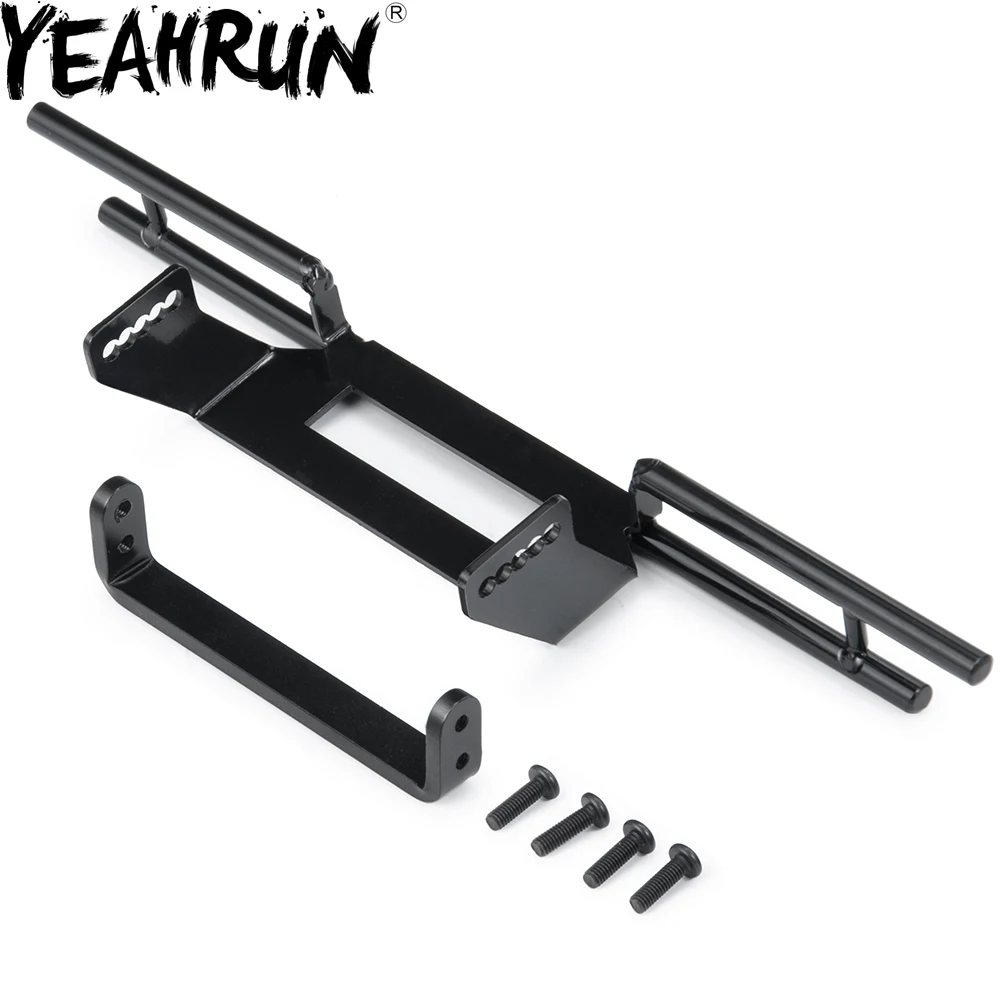 

YEAHRUN Metal Rear Bumper with Frame Bracket for Traxxas TRX4 G500 TRX6 G63 RC Crawler Car Upgrades Parts